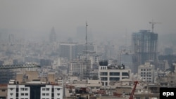 Tehran is one of the most polluted capital cities in the world (file photo).