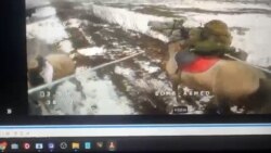 Відео з дрона. Російські солдати верхи на конях намагаються просочитися до Костянтинівки