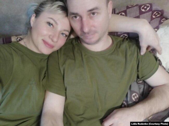Лідія Руденко з чоловіком Сергієм Руденком