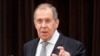 RUSSIA -- Russian Foreign Minister Sergei Lavrov delivers a speech during an annual meeting with students of the Moscow State University of International Relations (MGIMO) in Moscow on September 1, 2020