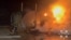 Кадр зь відэа МНС з пажару ў Салігорскім раёне