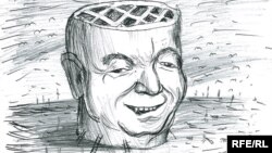 Сиёсий карикатура муаллифи Шуҳрат Бобожон.  