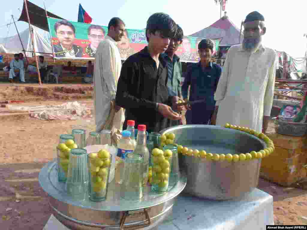 A lemonade stand 