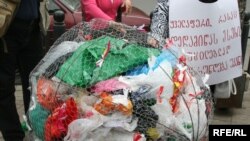 Грузинские экологи долгие годы пытались разными способами обратить внимание местных властей и общества на проблему