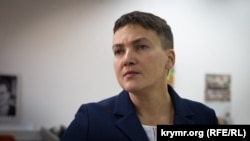Депутат Верховной Рады Украины Надежда Савченко.