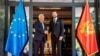 Presidenti i Këshillit Evropian, Antonio Costa, takohet me presidentin e Malit të Zi, Jakov Millatoviq, në Podgoricë, 14 maj.