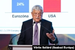 Csányi Sándor a Portfolio Budapest Economic Forum konferenciáján 2024. október 17-én