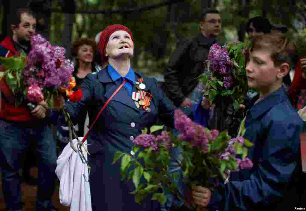 Адзначэньня Дня Перамогі ў Тбілісі, 9 траўня.