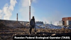 Эксперт Федерального экологического оператора России на территории "Усольехимпрома" в ноябре 2020 года 