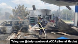 Наслідки одного з попередніх ударів РФ поблизу Кривого Рогу, фото ілюстративне