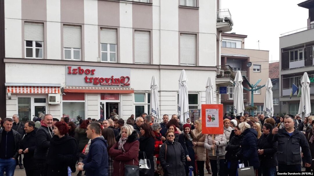 Protesti prosvjetara u Bihaću