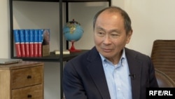 Francis Fukuyama Grúziában, Tbilisziben 2019. november 5-én