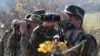 Armenia -- Armenian army officers at a new border post in Syunik province bordering Azerbaijan, December 11, 2020. 