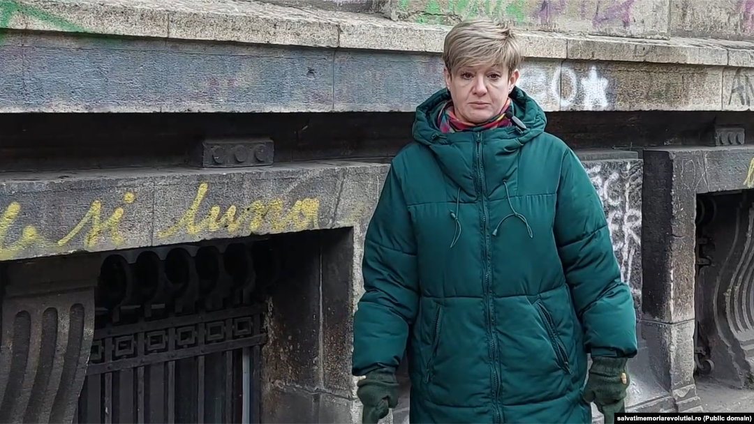 Nicoleta Giurcanu, participantă la protestele de la Universitate din decembrie 1989.
