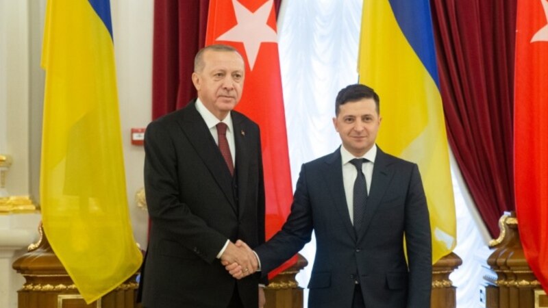 Украина менен Түркия президенттери Киевде жолугушту