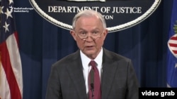 U.S. Attorney General Jeff Sessions (file photo)