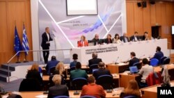 Конференцијата на тема „Лажни вести за Договорот од Преспа“ во Атина. 
