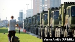 Proba vojne parade u Beogradu
