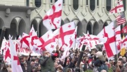 Thousands Take To The Streets In Tbilisi To Demand Repeat Elections