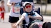 Kazakhstan - Arsen, a 10-year-old boy with cerebral palsy, participates in races in Kazakhstan and abroad
