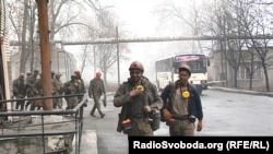 Шахтарі, які працюють на шахті імені Засядька. Окупований Донецьк, грудень 2019 року