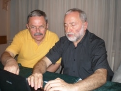 Мирослав Маринович поруч з Йосифом Зісельсом у Києві