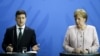 Зеленський  обговорив із Меркель ситуацію на Донбасі