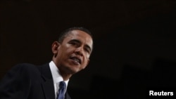 U.S. -- U.S. President Barack Obama delivers remarks on Wall Street reform at Cooper Union in New York City, 22Apr2010