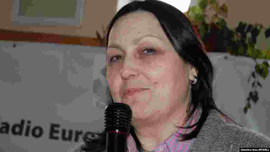 Maria Sleahtițchi, prorectorul Universității din Bălți, gazda Europei Libere.