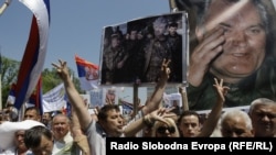 Protest zbog hapšenja Ratka Mladića, Banjaluka 31. maj 2011