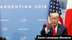 Președintele President Donald Trump la summitul G20 de la Buenos Aires