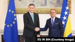 Luigi Soreca i Denis Bećirović, Sarajevo, 4. septembar 2024.