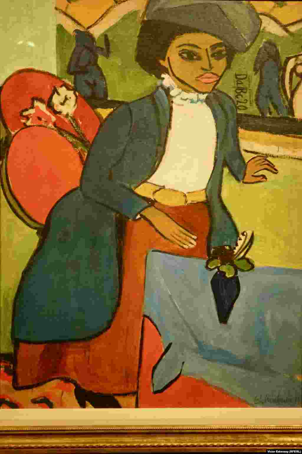 Ernst Ludwig Kirchner, Portret de femeie, 1911, Bundeskunsthalle, Bonn