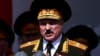 BELARUS -- Belarusian President Alyaksandr Lukashenka gives a speech during a military parade to mark the 75th anniversary of the Soviet Union's victory over Nazi Germany in WWII, Minsk, May 9, 2020