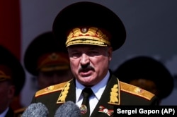 Belarusian strongman Alyaksandr Lukashenka (file photo)