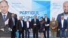 Liderii „Partidului Schimbării”, Ștefan Gligor - în centru