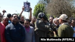 مظاهرة مؤيدة للسيسي في شبرا الخيمة