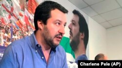 Italijanski ministar unutrašnjih poslova Mateo Salvini 