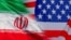 Iran & US flags