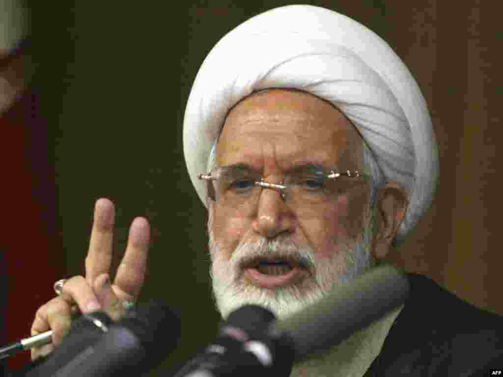 Cleric and reformist candidate Mehdi Karrubi was among a handful of candidates defeated by Ahmadinejad in 2005.