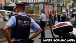 Поліцейські в Барселоні після нападу на Ла Рамблі, 18 серпня 2017 року