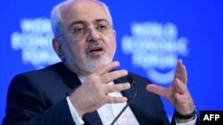 Mohammad Javad Zarif, Dünya İqtisadi Forumunda çıxış edir, Davos, 18 yanvar 2017