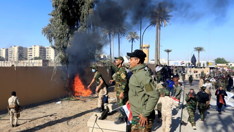پومپئو: حمله به سفارت آمریکا در عراق توسط تروریست‌ها سازماندهی شده‌است