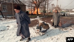 В Грозном, январь 1995 г. Иллюстративная фотография
