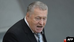Владимир Жириновский, лидер российской Либерально-демократической партии.