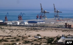 Gwadar port on the Arabian Sea.