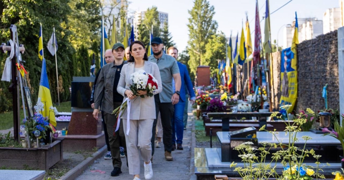 Тихановська пояснила, навіщо насправді приїхала в Україну
