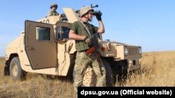 Военные учения на побережье Азовского моря, 26 сентября 2018 года