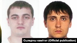 Фота абвінавачаных, якія раней публікаваў Сьледчы камітэт