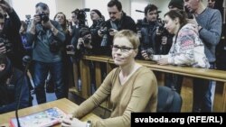 Марына Золатава ў судзе 12 лютага 2019 году